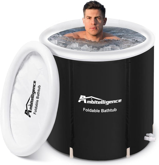 Front view of FuelMate™ Ice Recovery Tub showcasing its sleek black design
